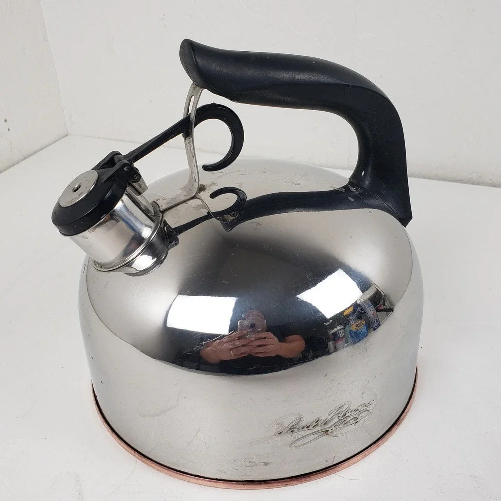 Revere Ware Paul Revere Signature Series Copper Bottom Tea Kettle